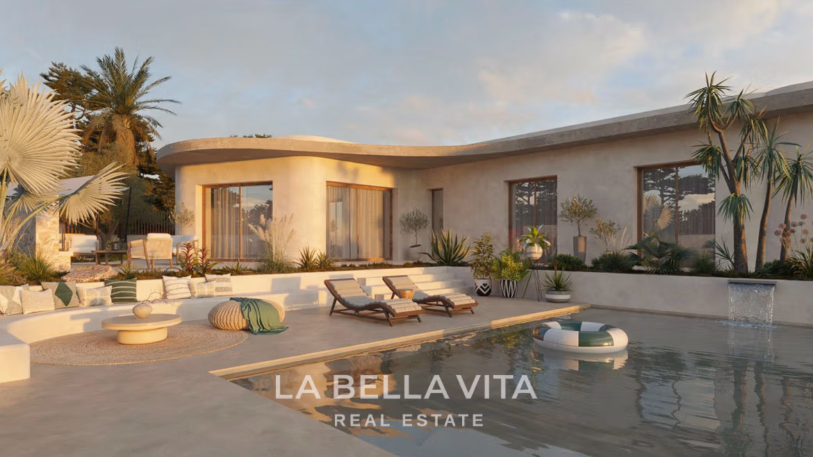 Contemporary New Build Villa with Garage for sale in La Marina Urbanisation, Costa Blanca-1 Contemporary New Build Villa with Garage for sale in La Marina Urbanisation, Costa Blanca