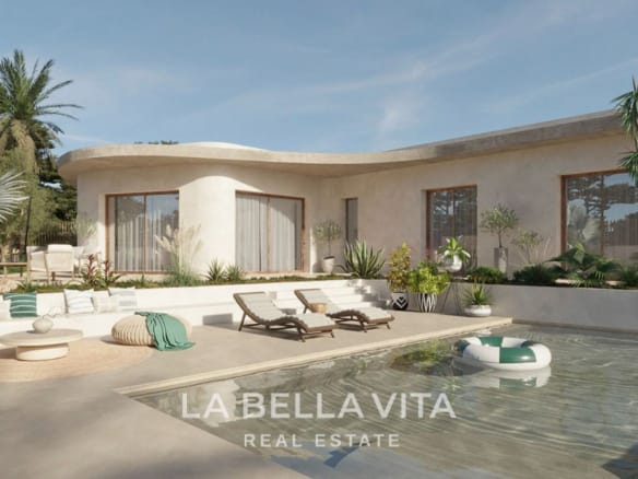 Contemporary New Build Villa with Garage for sale in La Marina Urbanisation, Costa Blanca