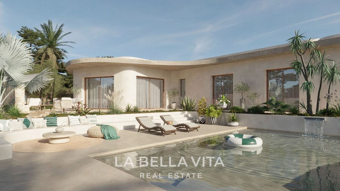 Contemporary New Build Villa with Garage for sale in La Marina Urbanisation, Costa Blanca