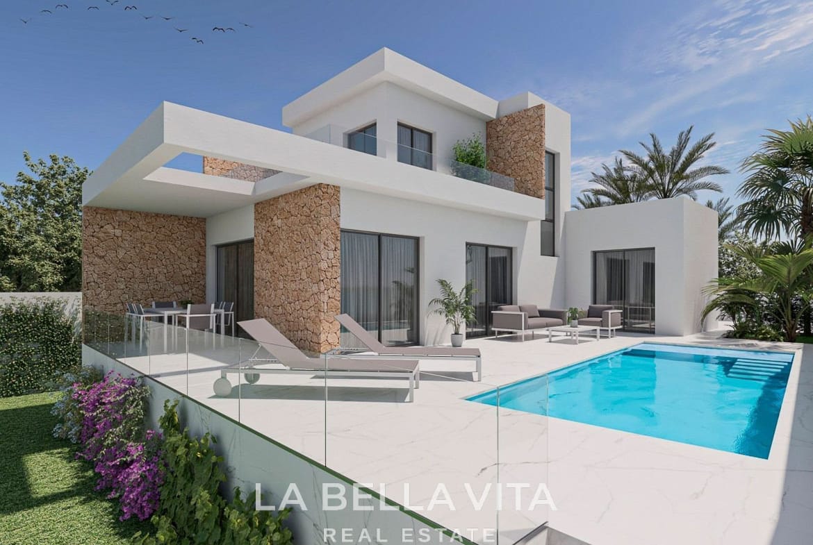 Independent New-Build Villa with Private Pool for Sale in La Marina Oasis Urbanisation