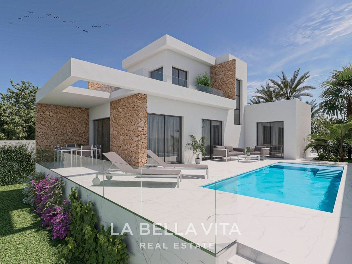 Independent New-Build Villa with Private Pool for Sale in La Marina Oasis Urbanisation – 1 Independent New-Build Villa with Private Pool for Sale in La Marina Oasis Urbanisation