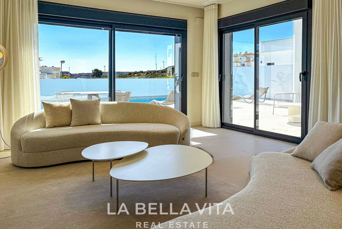 Key Ready Detached Villa with Views, Private Pool and Garage for sale in Ciudad Quesada