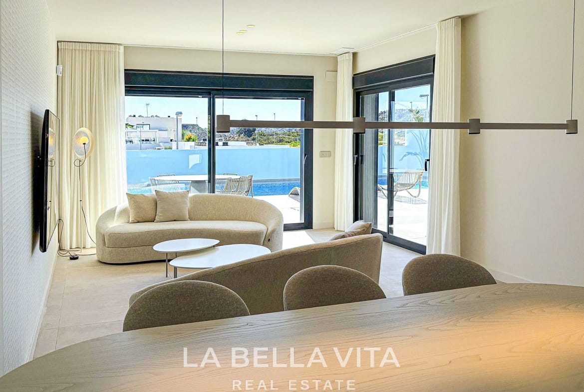 Key Ready Detached Villa with Views, Private Pool and Garage for sale in Ciudad Quesada