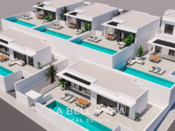 Key Ready Detached Villa with Views, Private Pool and Garage for sale in Ciudad Quesada