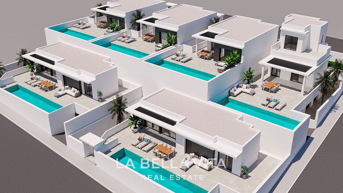 Key Ready Detached Villa with Views, Private Pool and Garage for sale in Ciudad Quesada