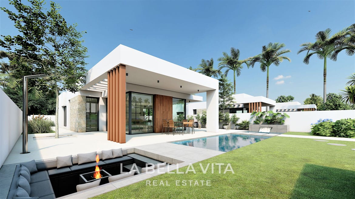 Spectacular New Build Villa with Private Pool for sale in La Marina Urbanisation, San Fulgencio, Alicante, Spain