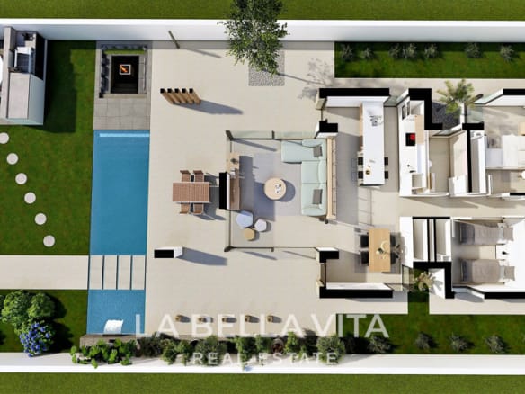 Spectacular New Build Villa with Private Pool for sale in La Marina Urbanisation, San Fulgencio, Alicante, Spain