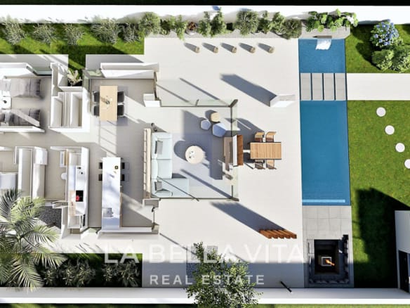 Spectacular New Build Villa with Private Pool for sale in La Marina Urbanisation, San Fulgencio, Alicante, Spain
