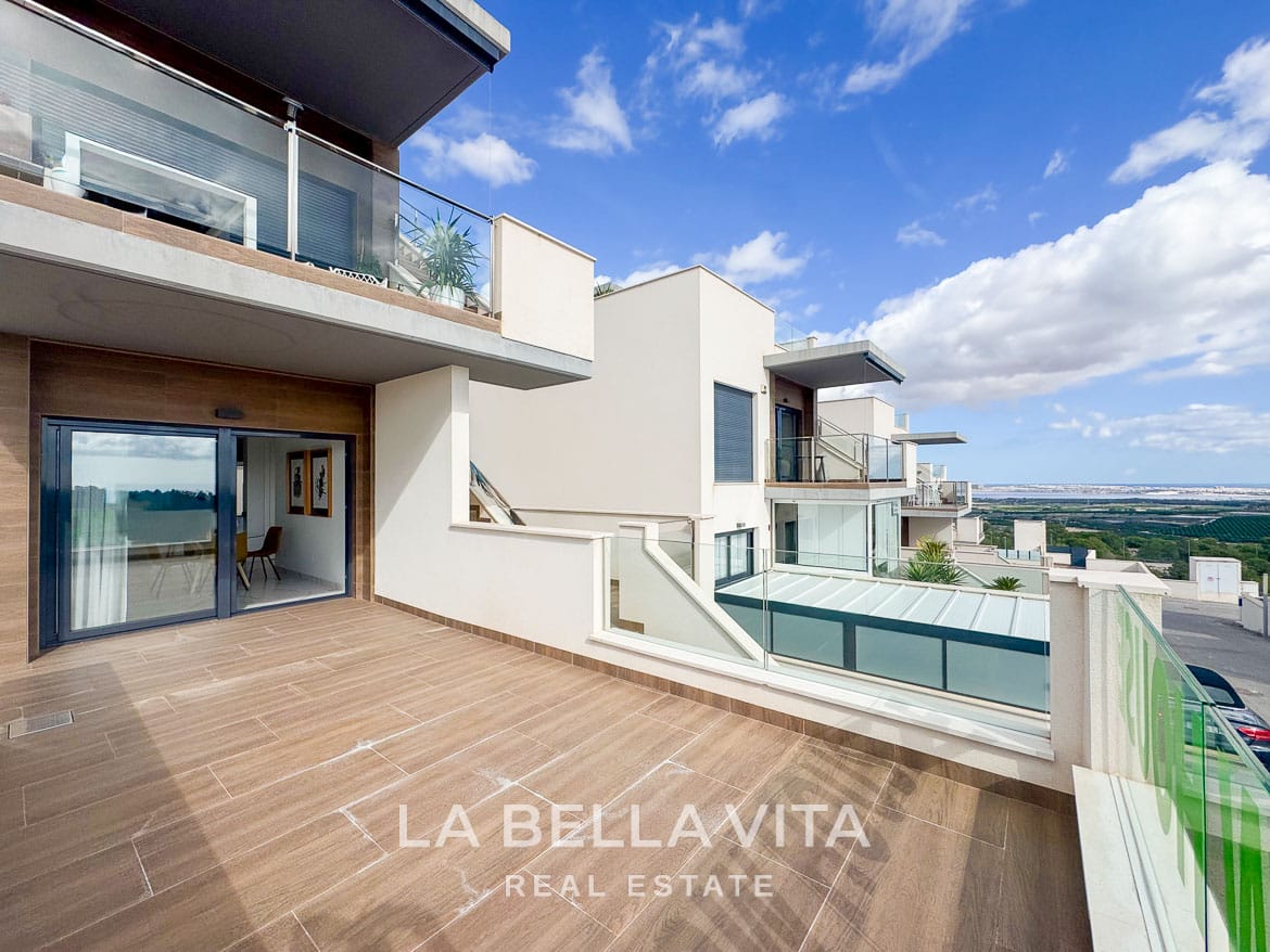 Modern Apartment with Panoramic Sea View for sale in Bellavista, San Miguel de Salinas, Alicante