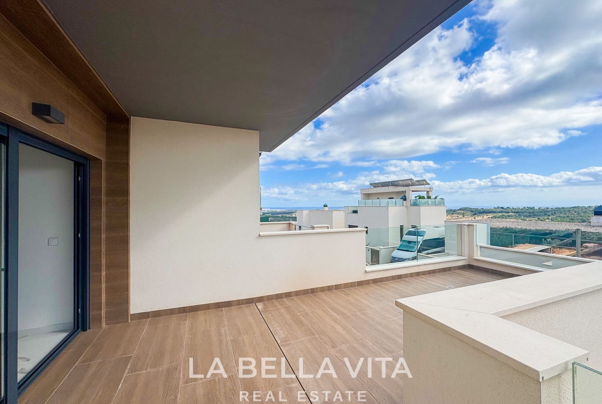 Modern Apartment with Panoramic Sea View for sale in Bellavista, San Miguel de Salinas, Alicante