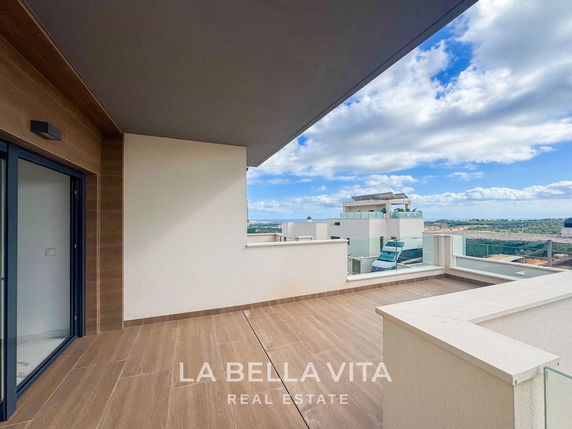 Modern Apartment with Panoramic Sea View for sale in Bellavista, San Miguel de Salinas, Alicante