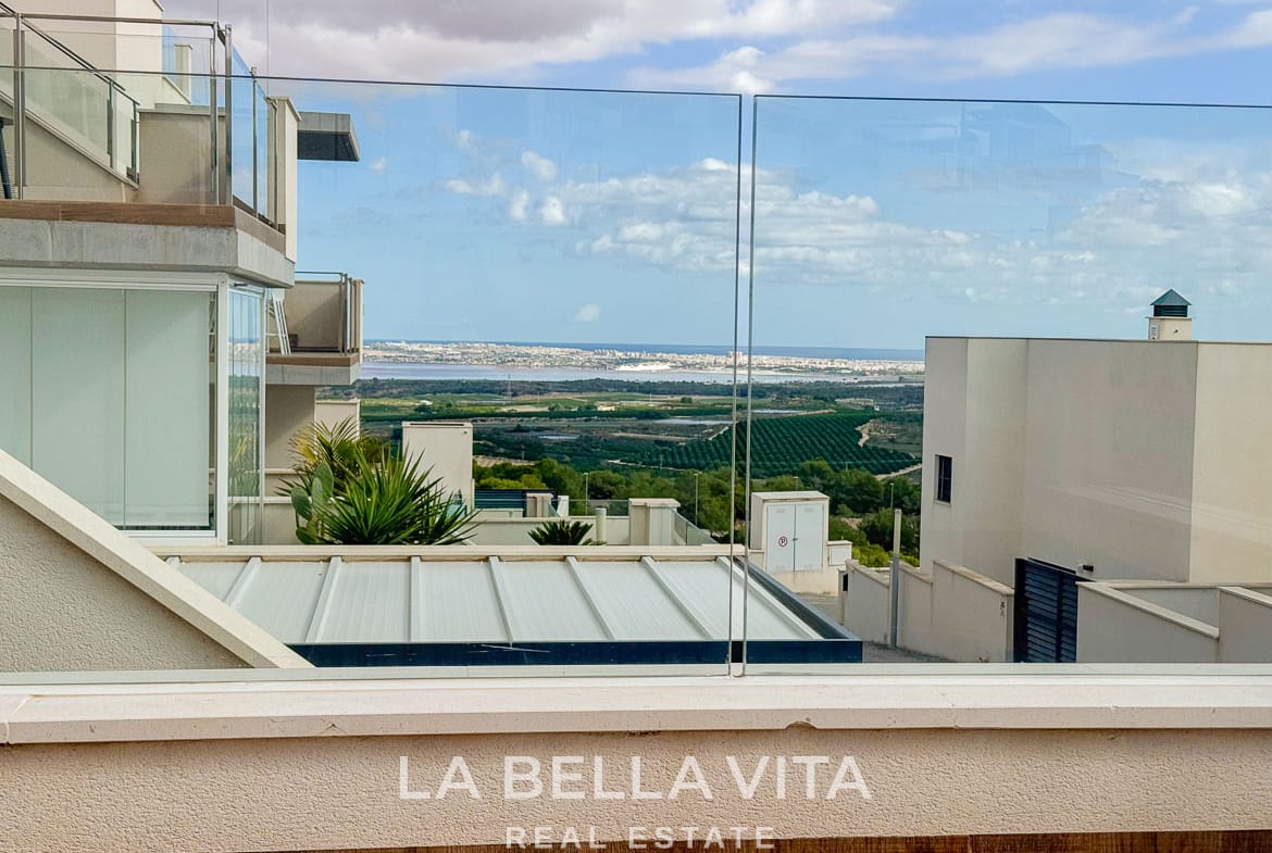 Modern Apartment with Panoramic Sea View for sale in Bellavista, San Miguel de Salinas, Alicante