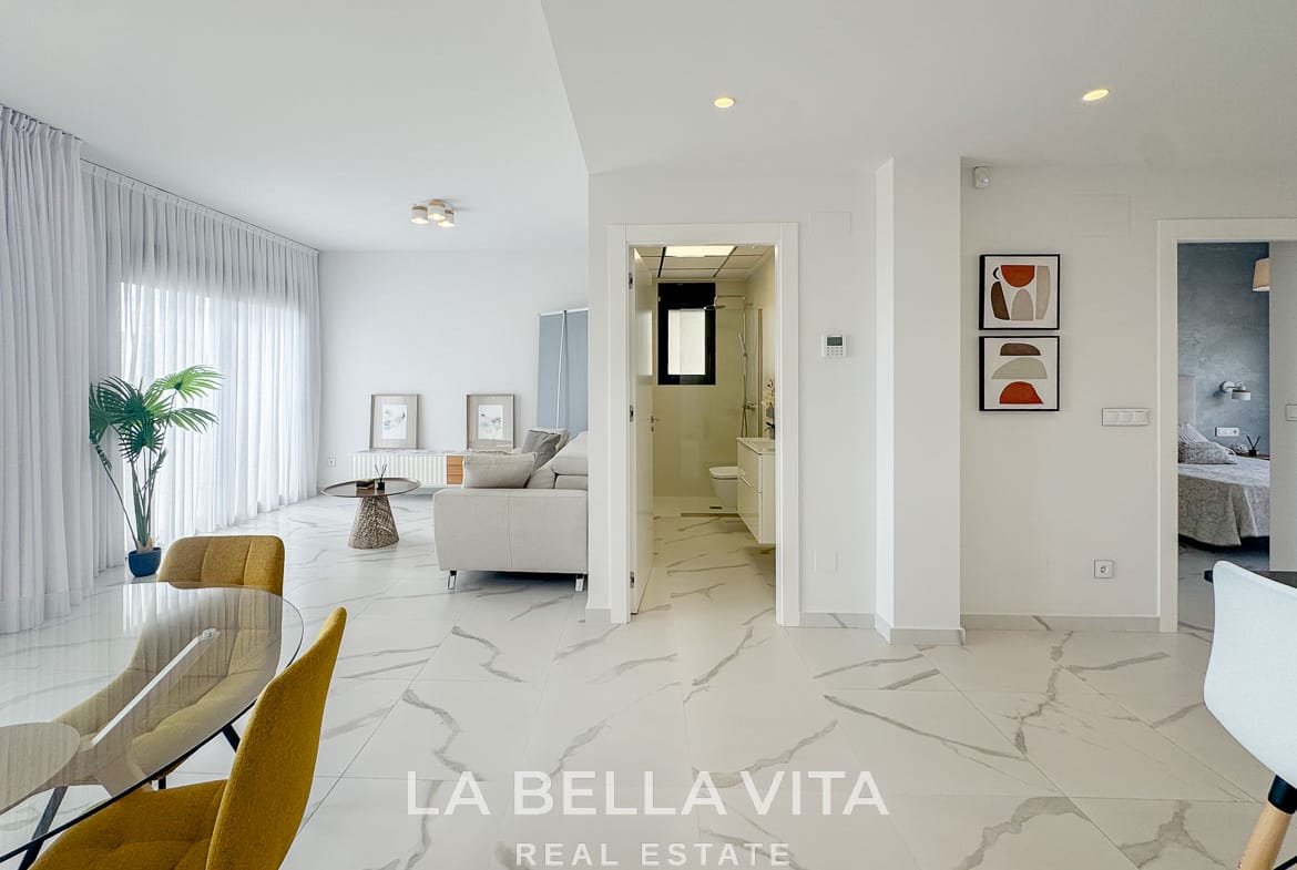 Modern Apartment with Panoramic Sea View for sale in Bellavista, San Miguel de Salinas, Alicante