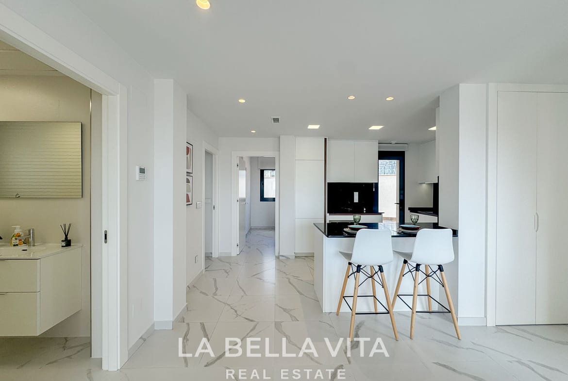 Modern Apartment with Panoramic Sea View for sale in Bellavista, San Miguel de Salinas, Alicante