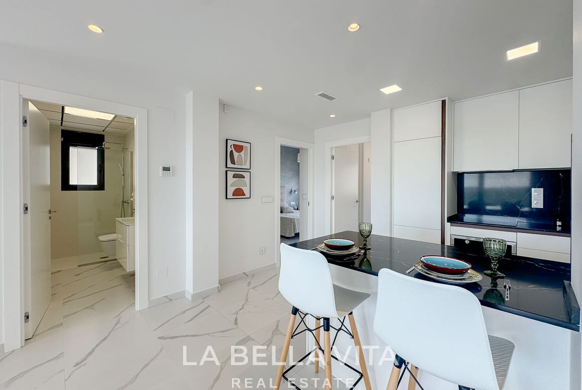 Modern Apartment with Panoramic Sea View for sale in Bellavista, San Miguel de Salinas, Alicante