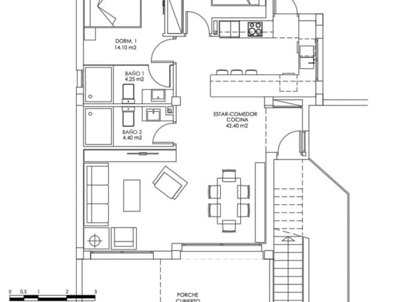 Modern Apartment with Panoramic Sea View for sale in Bellavista, San Miguel de Salinas, Alicante