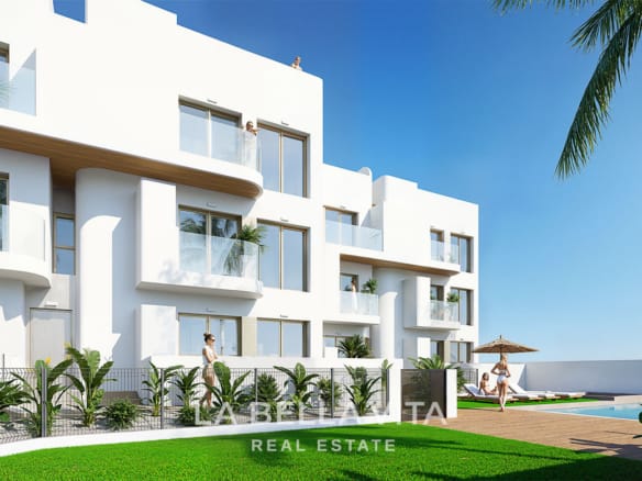 Coastal New Build Modern Golf Apartments with views for sale in La Serena, Los Alcazares, Spain