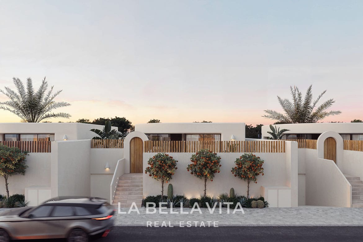 New Build Luxury Mediterranean Ibiza-Style Villas for sale in La FInca Golf Resort, Algorfa, Alicante