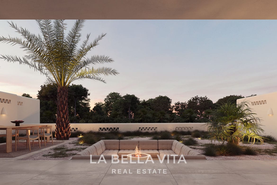 New Build Luxury Mediterranean Ibiza-Style Villas for sale in La FInca Golf Resort, Algorfa, Alicante