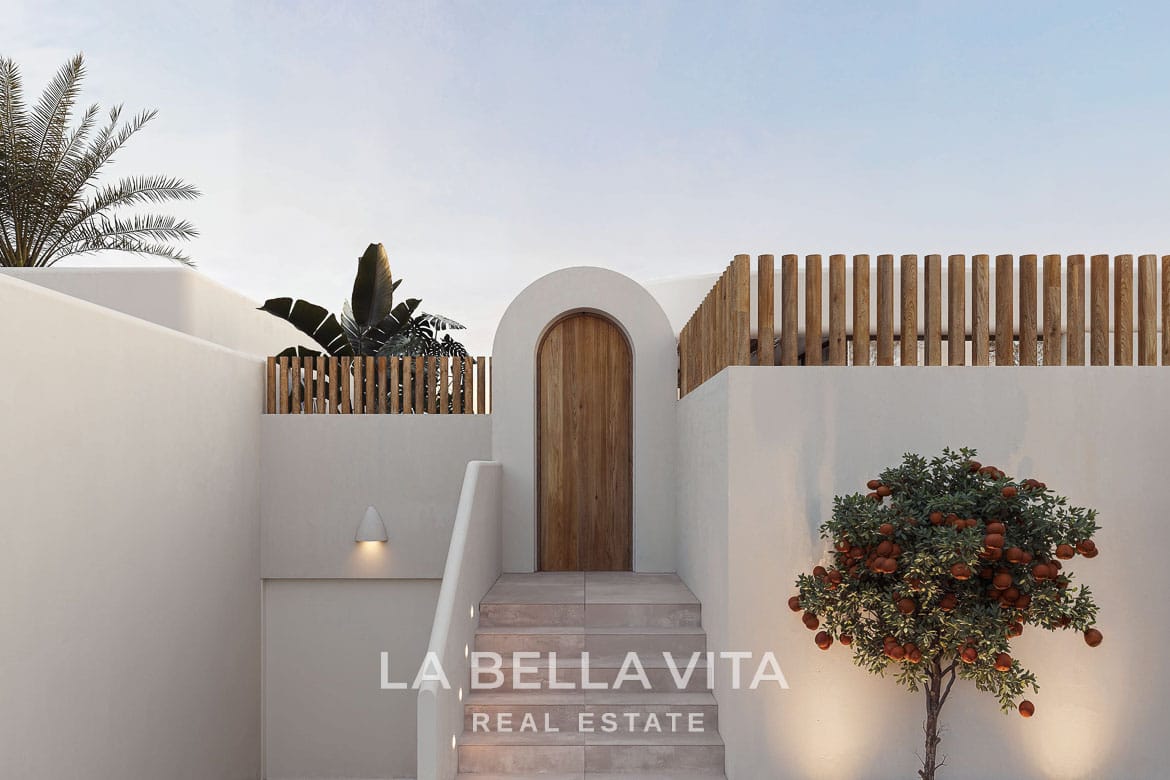 New Build Luxury Mediterranean Ibiza-Style Villas for sale in La FInca Golf Resort, Algorfa, Alicante