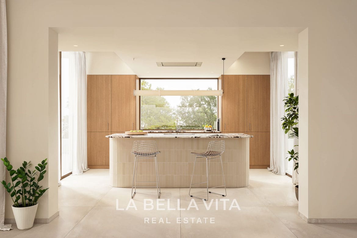 New Build Luxury Mediterranean Ibiza-Style Villas for sale in La FInca Golf Resort, Algorfa, Alicante