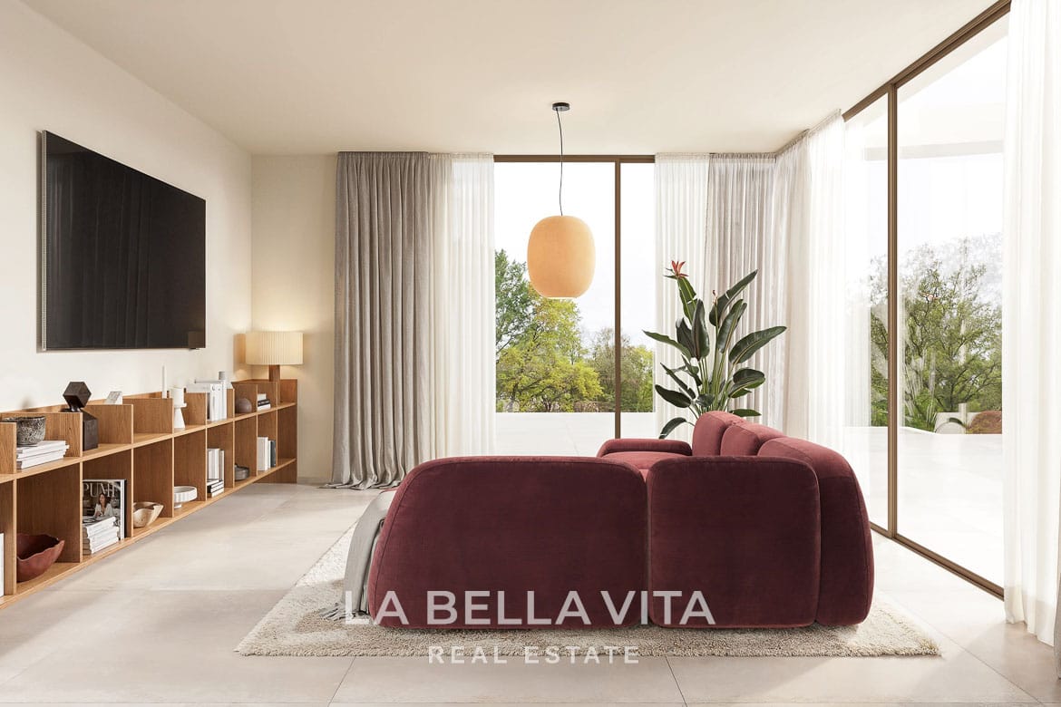 New Build Luxury Mediterranean Ibiza-Style Villas for sale in La FInca Golf Resort, Algorfa, Alicante