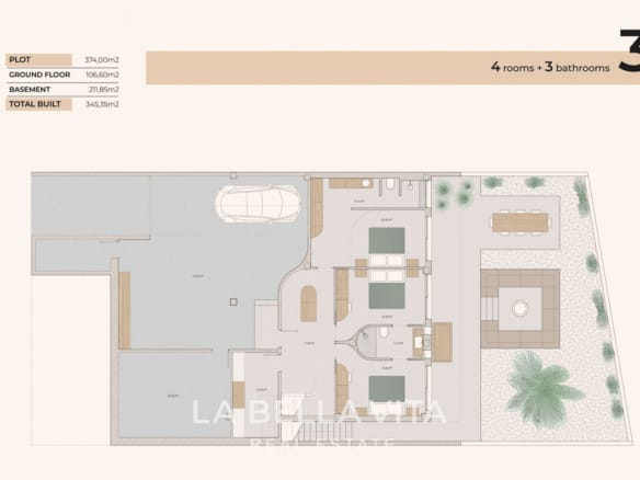 New Build Mediterranean Ibiza-Style Villas for sale in La FInca Golf Resort, Algorfa, Alicante
