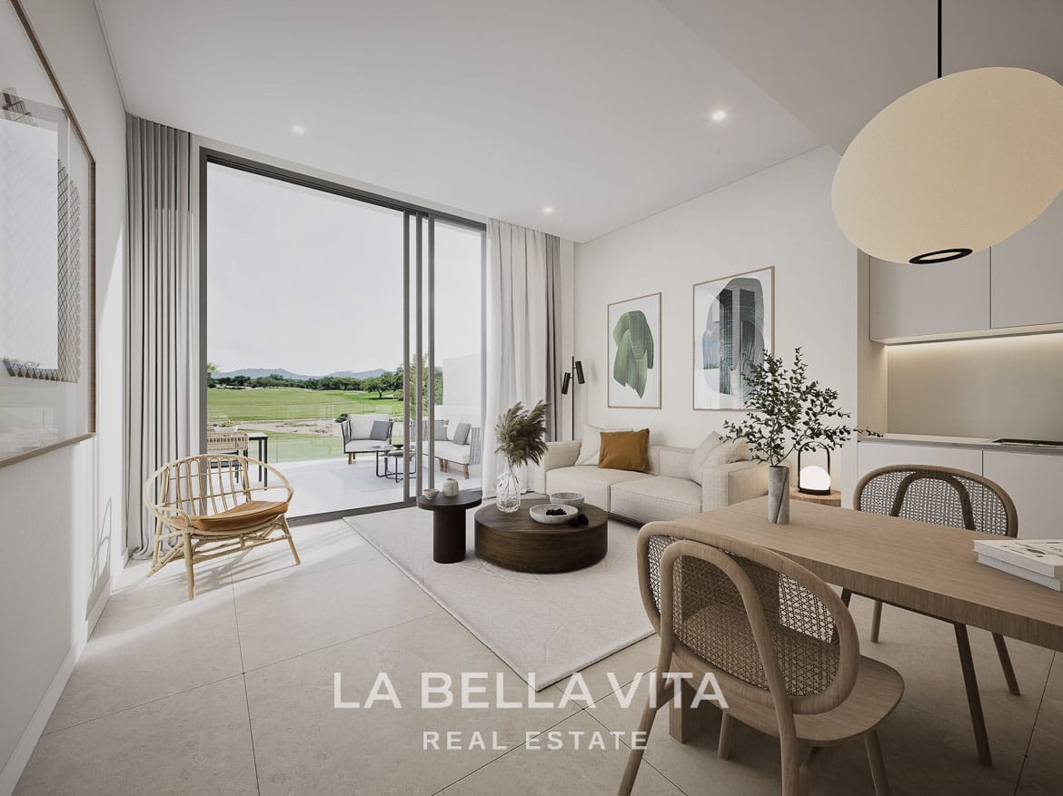 New Build Semi-Detached Villas with Private Pools and Garages for sale on La Serena Golf in Los Alcázares, Murcia