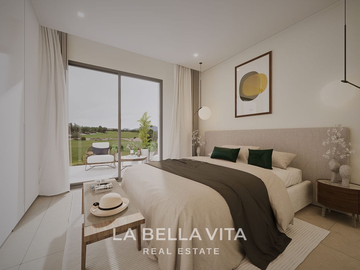 New Build Semi-Detached Villas with Private Pools and Garages for sale on La Serena Golf in Los Alcázares, Murcia