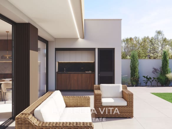 Exceptional New Build Villas with Private Pools near the Beach for sale in Santiago de la Ribera, Murcia