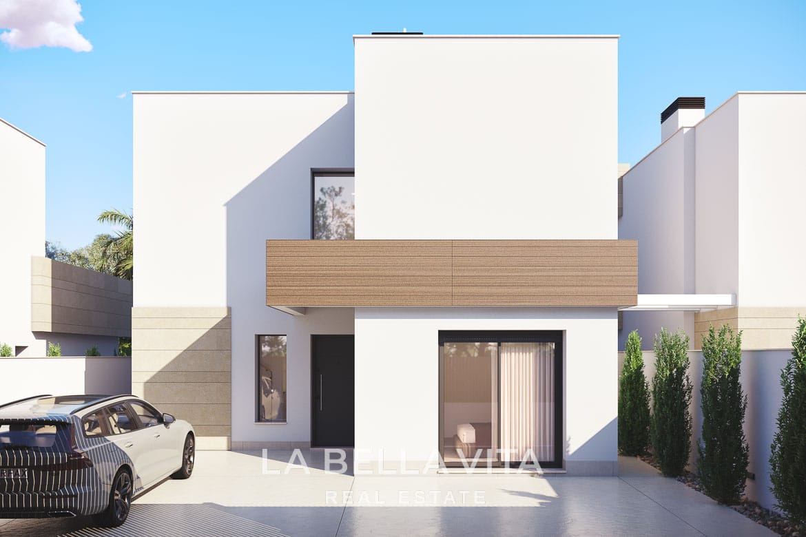 Exceptional New Build Villas with Private Pools near the Beach for sale in Santiago de la Ribera, Murcia