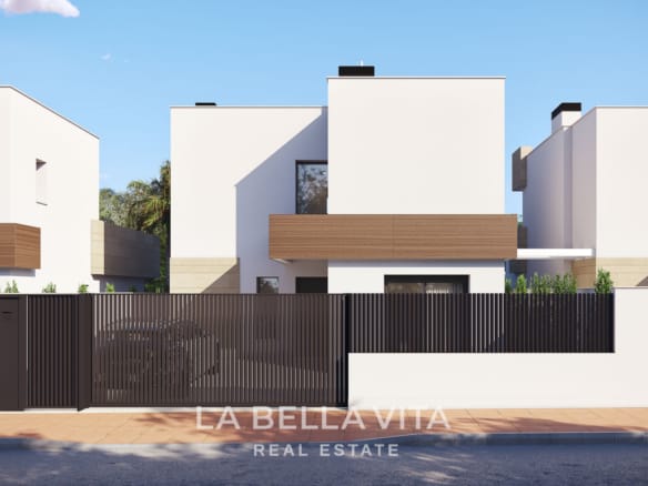 Exceptional New Build Villas with Private Pools near the Beach for sale in Santiago de la Ribera, Murcia