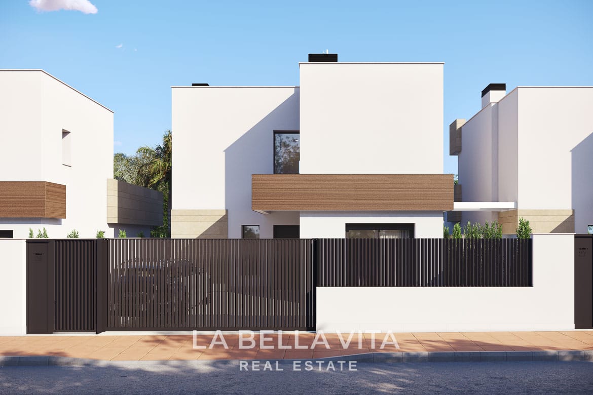 Exceptional New Build Villas with Private Pools near the Beach for sale in Santiago de la Ribera, Murcia