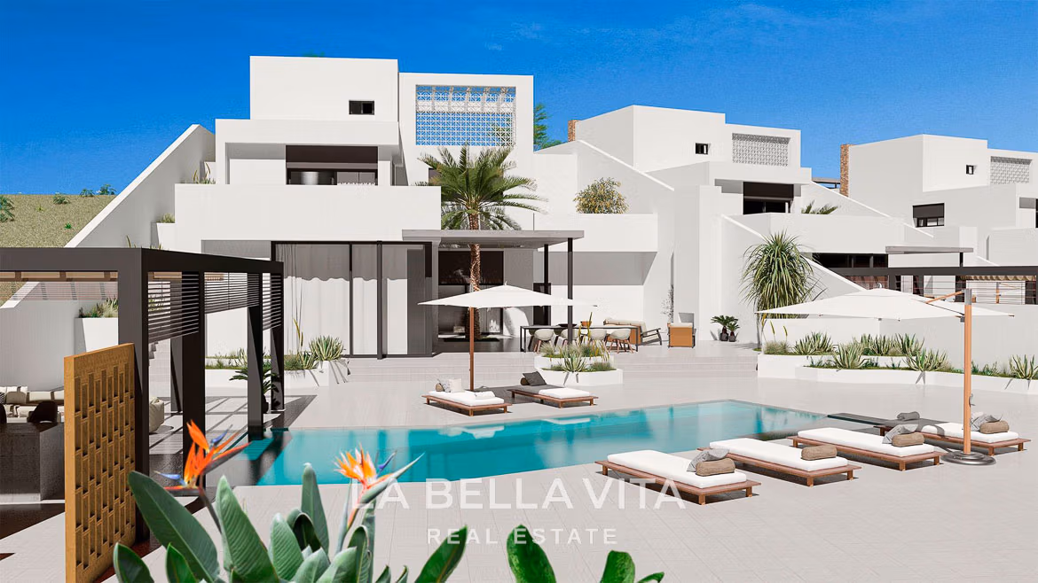 Stunning New Build Mediterranean Villa with Pool just 3 km from the Beach in La Marina Urbanisation, Alicante-03 Stunning New Build Mediterranean Villa with Pool just 3 km from the Beach in La Marina Urbanisation, Alicante
