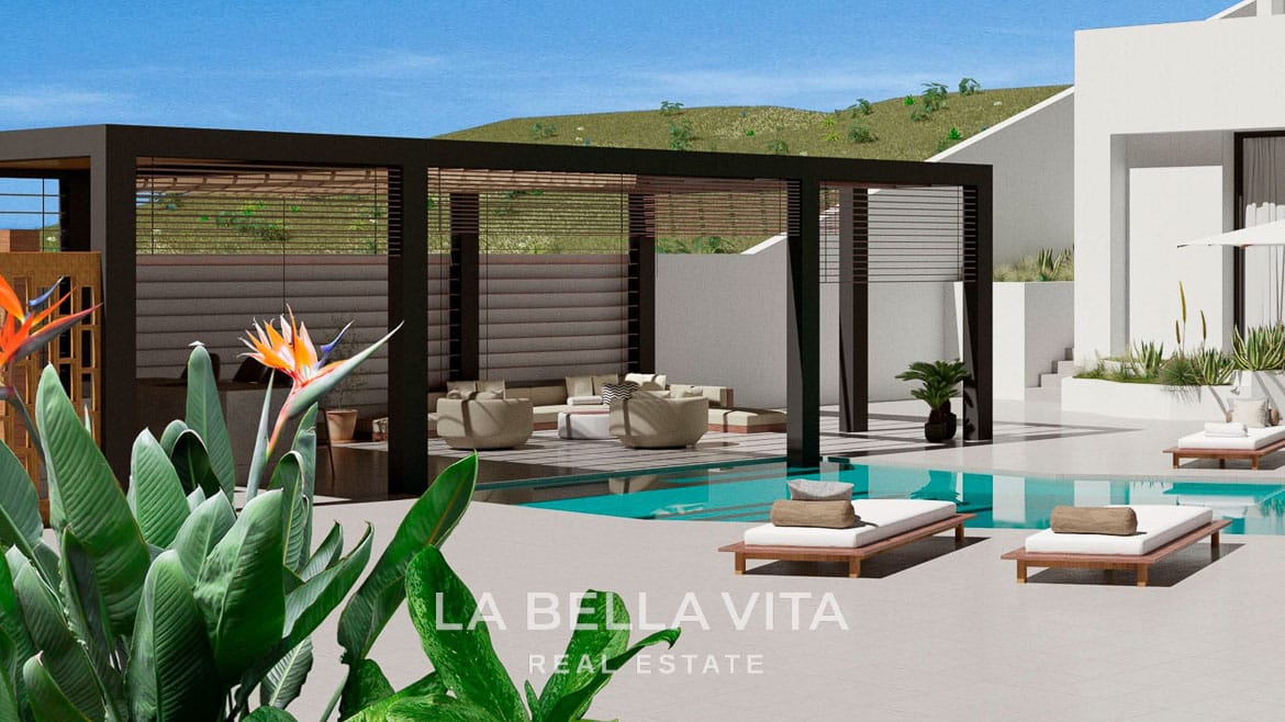 Stunning New Build Mediterranean Villa with Pool just 3 km from the Beach in La Marina Urbanisation, Alicante