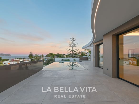 Luxury Modern Villa by the beach for sale in Benissa with Private Spa, Infinity Pool & Breathtaking Sea Views