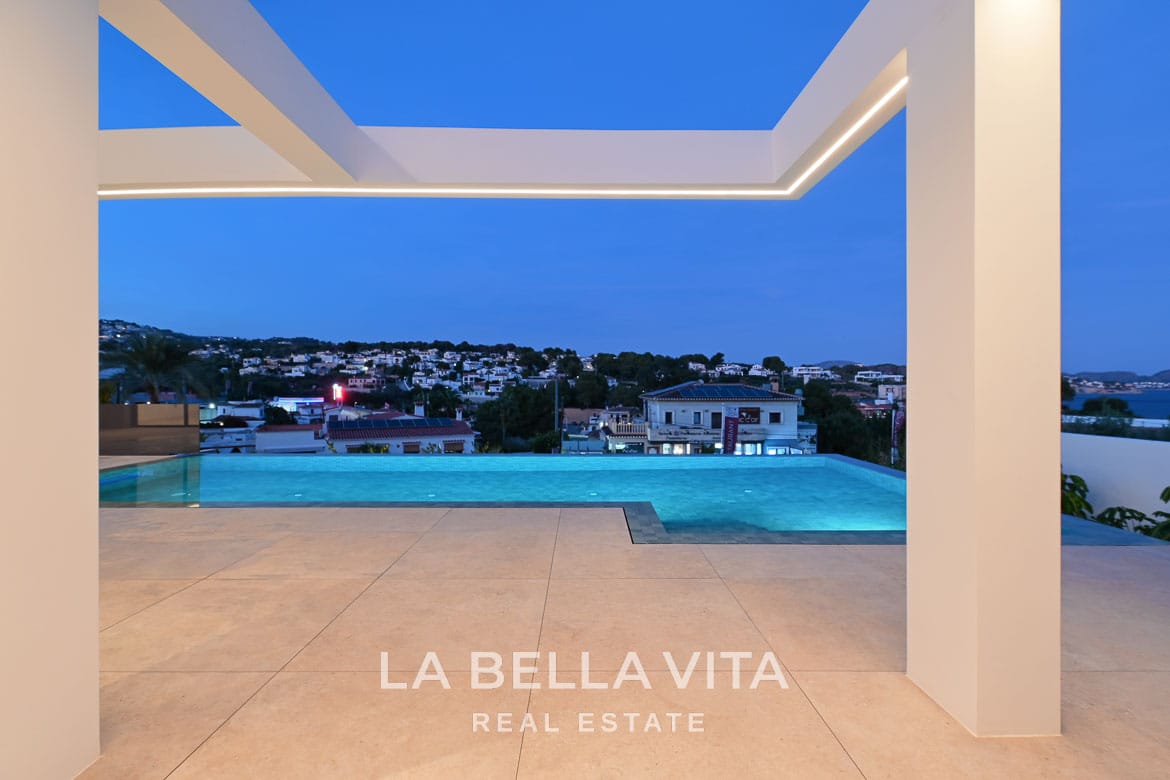Luxury Modern Villa by the beach for sale in Benissa with Private Spa, Infinity Pool & Breathtaking Sea Views