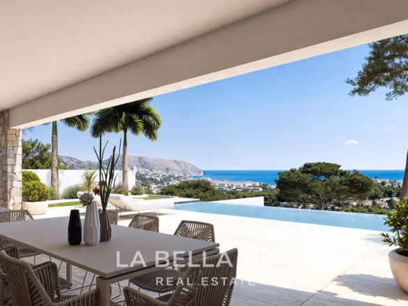 Luxury New Build Villa with Sea Views for Sale in Moraira, Costa Blanca North