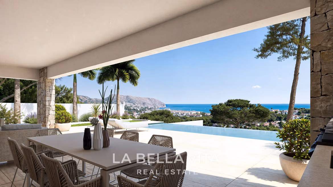 Luxury New Build Villa with Sea Views for Sale in Moraira, Costa Blanca North
