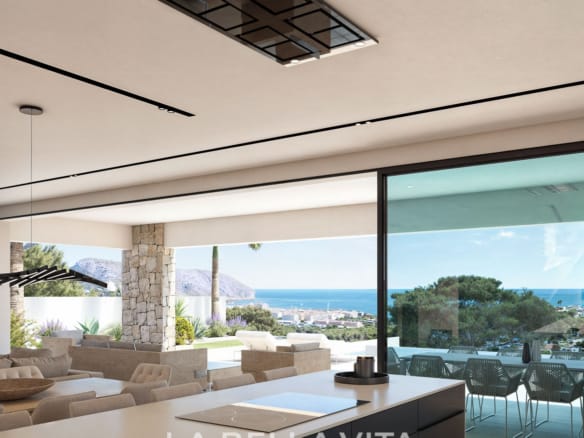 Luxury New Build Villa with Sea Views for Sale in Moraira, Costa Blanca North