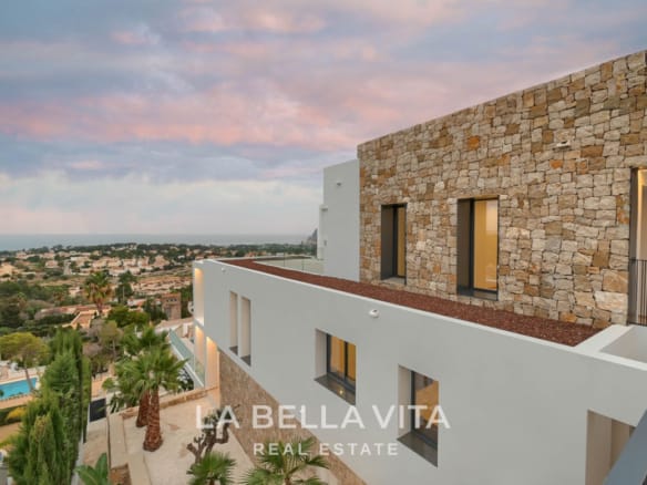 Elevated New Build Key Ready Villa with Panoramic Sea Views for Sale in Calpe