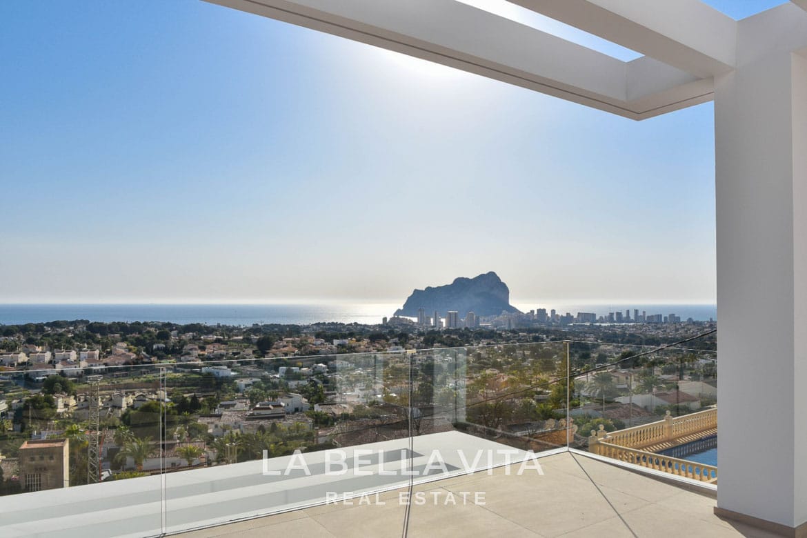 Elevated New Build Key Ready Villa with Panoramic Sea Views for Sale in Calpe