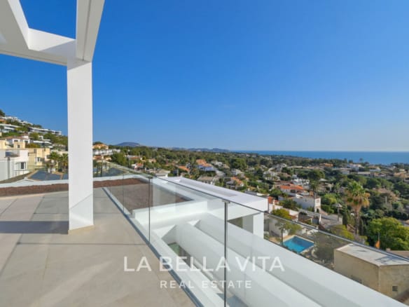 Elevated New Build Key Ready Villa with Panoramic Sea Views for Sale in Calpe