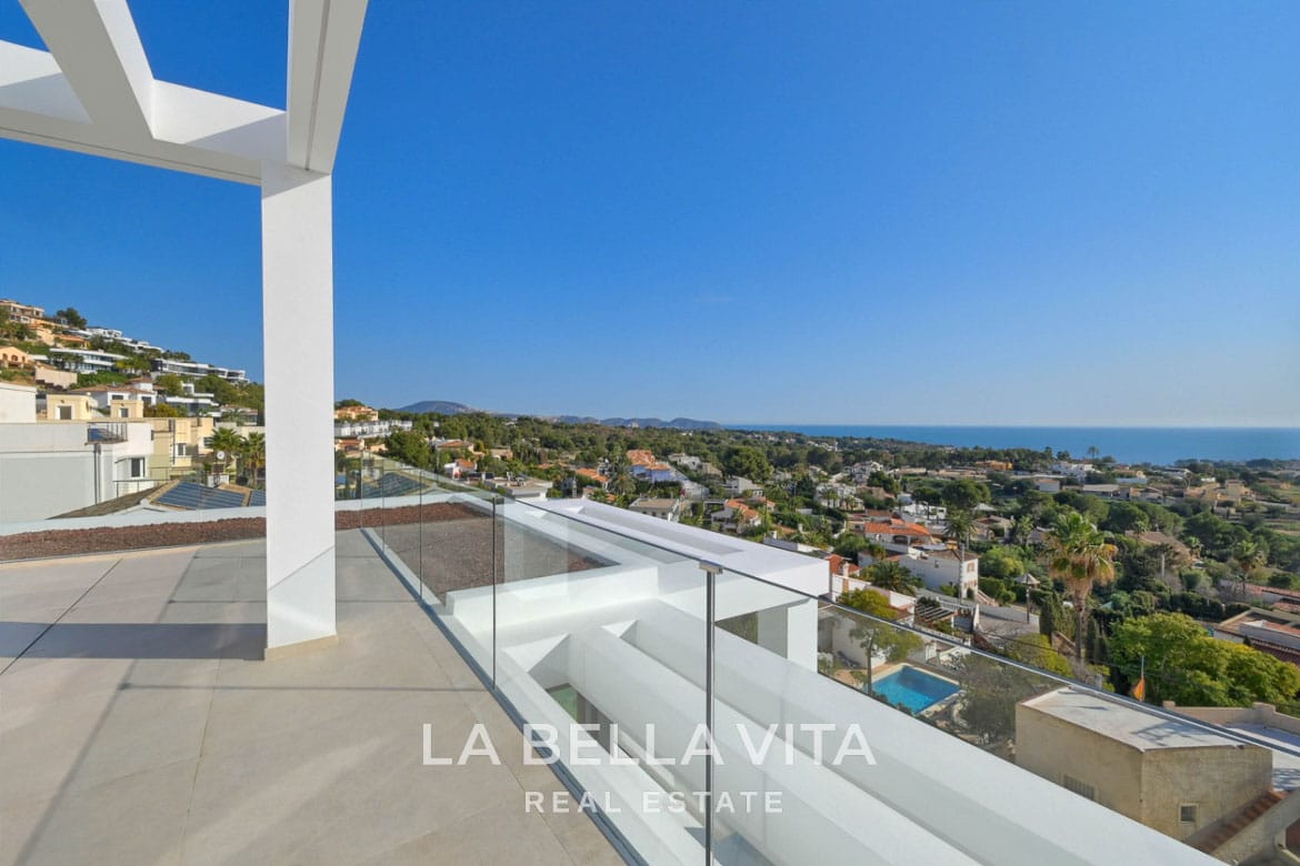 Elevated New Build Key Ready Villa with Panoramic Sea Views for Sale in Calpe