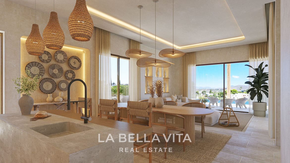 New build Mediterranean Villa for sale in Javea with Infinity Pool, Organic Design and Montgo Views