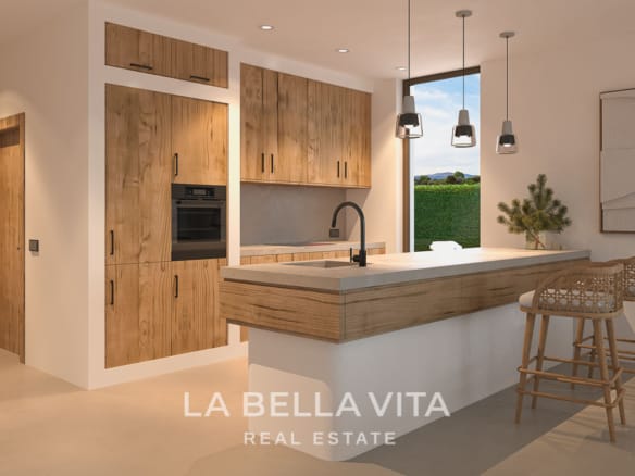 New Build Single-Storey Ibiza Style Villa for sale in Javea, Alicante