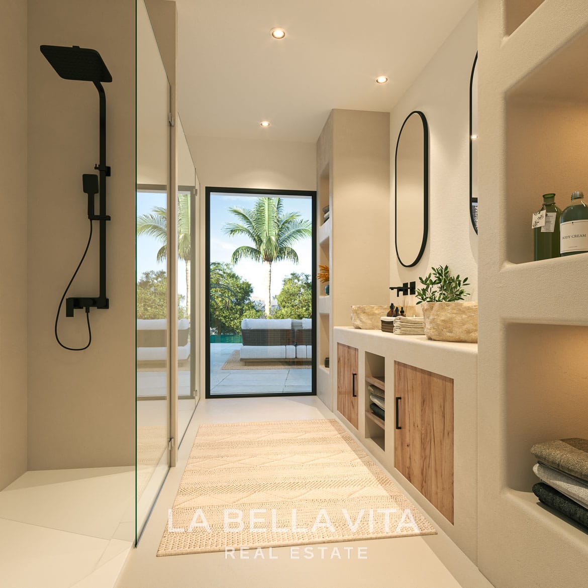 New build Single Storey Ibiza style property with private pool for sale in Javea, Alicante, Spain, Costa Blanca North