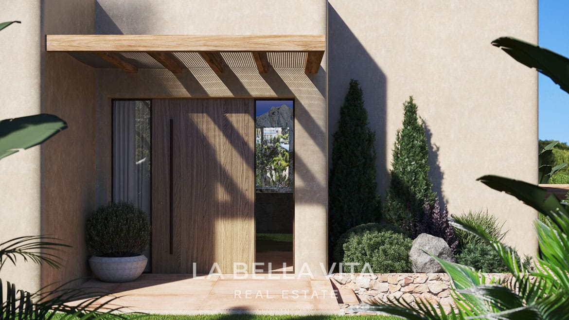 New build Mediterranean style villa with private pool, lift and garage for sale in Javea, Alicante, Spain