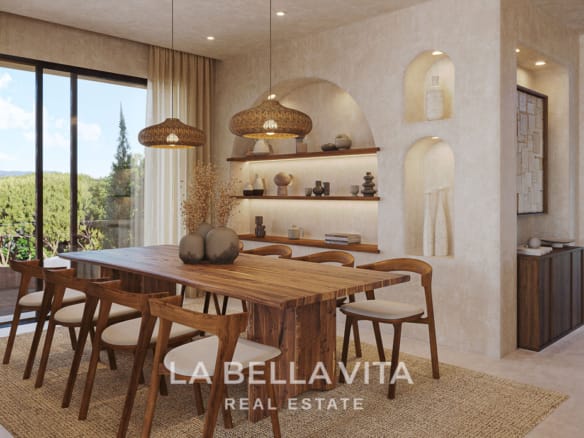 New build Mediterranean style villa with private pool, lift and garage for sale in Javea, Alicante, Spain