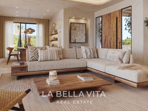 New build Mediterranean style villa with private pool, lift and garage for sale in Javea, Alicante, Spain